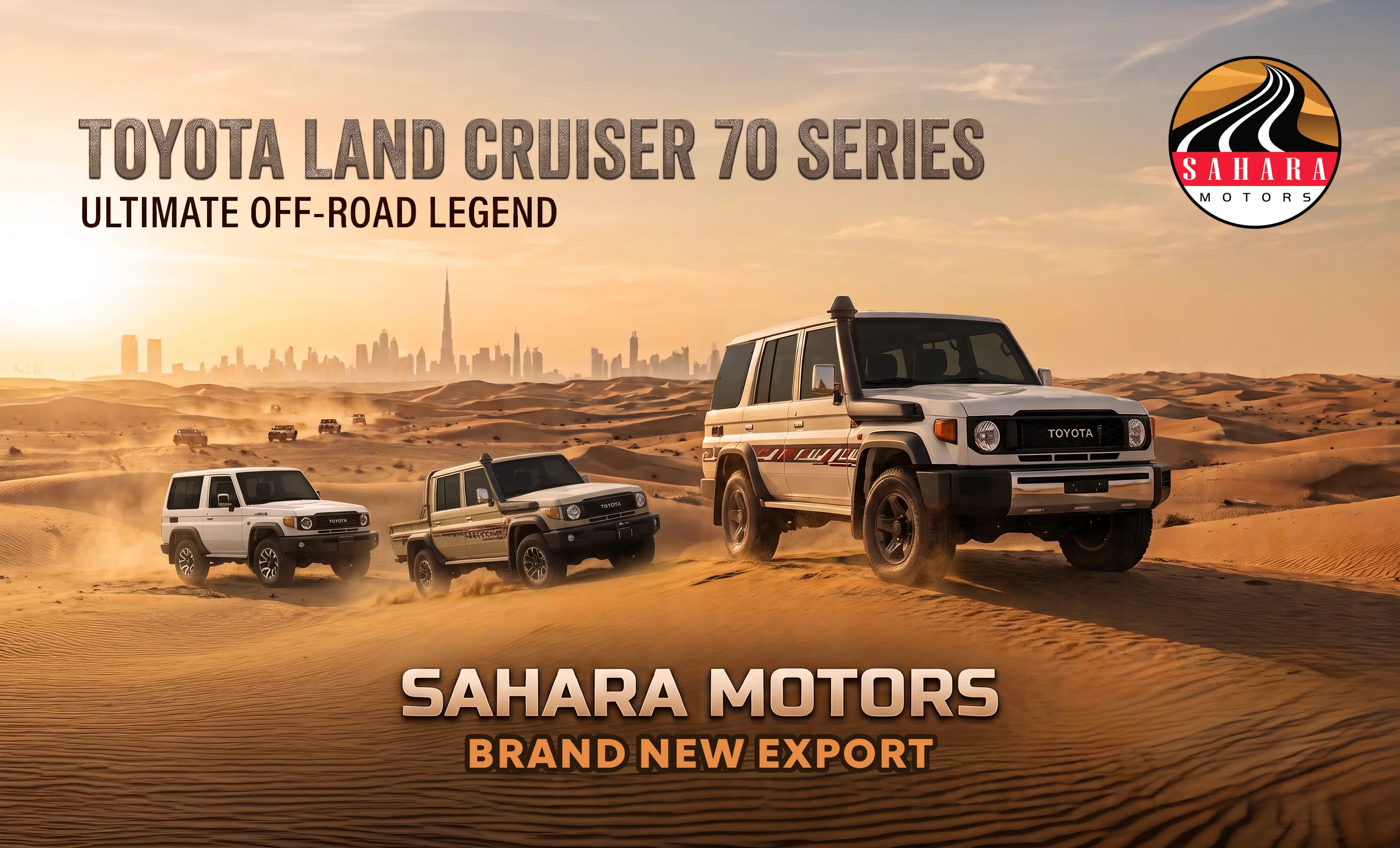 Toyota Land Cruiser 70 Series Dubai | Toyota Land Cruiser 70 for sale in Dubai | brand new Toyota Land Cruiser 70 Dubai | Toyota Land Cruiser 70 export from Dubai | Toyota Land Cruiser 70 UAE | Toyota LC70 Dubai | Toyota Land Cruiser 70 exporter Dubai